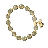 Stilvolle Glasperle Handchain Lotuses Blumenanhänger Armband Viel Glück Kontrast Farbe Geburtstag Geschenk Handgelenk Schmuck Schmuck