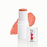 BOOM! by Cindy Joseph Boomstick Golden Peach, 3-in-1 Creme Blush Stick für Augen, Lippen & Wangen, langanhaltende, mischbare & aufbaubare Farbe für reife Haut, vegan & tierversuchsfrei