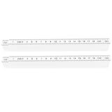 CAXUSD 2 Stück Faltbare Kunststoff Gliedermaßstäbe Robustes Leichtes Messwerkzeug für Handwerk Ingenieure Präzise Platzsparend Drehbar Vielseitig Einsetzbar