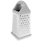 Ipetboom Edelstahl Vierkantreibe Multifunktional Gemüse Obstschneider mit Aufbewahrungsbox Langlebig Rostfrei für Kartoffeln Käse Knoblauch Platzsparend Küchenhelfer