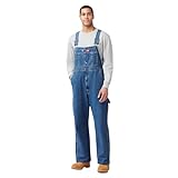 Dickies, Herren, Dickies Denim-Latzhose in Washed-Optik, STONEWASHED INDIGOBLAU, 34W / 30L