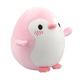 ERINGOGO Weiches Plüschtier Pinguin Kuschelkissen aus Hochwertigem Plüsch und Mikroperlen Niedliches Stofftier für Geburtstag Kuscheliges Puppentier für Jungen und Mädchen