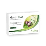 Aura Natura® GastroDuo – Mariendistel Kapseln, Mariendistel & Artischocken Kapseln mit Zink, Cholin & Verdauungsenzymen – unterstützt die normale Leberfunktion | 30 Portionsbeutel, 1-Monat Vorrat