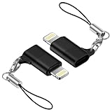 2 Stück USB C auf Lightning Adapter, Lightning auf USB C Adapter für iPhone 14 13 12 11 Pro Max, iPad Pro/Air 5, PD Schnelles Laden/Datenübertragung iPhone USB Adapter, Nicht für Kopfhörer/Audio/OTG
