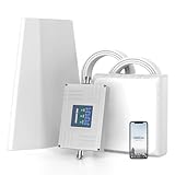 ORBOCOM Handy-Signal-Verstärker 4G 3G Band 1/8/20 Für Home Office GSM-Verstärker Einstellbare Verstärkung 70dB Handy-Signal-Repeater Unterstützt O2, T-Mobile, Vodafone und E-Plus