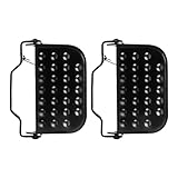 Faltbare Hinterradpedale, Hinterradpedal, zusammenklappbar, Pedalplatten für Hinterrad, 1 Paar Fahrradzubehör, Fußstützen aus Metall, verdickt, PA