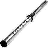 Retoo Ersatz Teleskoprohr passend für Verschiedene Staubsauger, Stahl, 32 mm Universal Saugrohr, Klick Funktion, Geeignet für AEG, Clatronic, Electrolux, De’Longhi, Hoover, Rowenta, Thomson