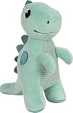 Small Foot Kuscheltier Dinosaurier grün „Dino“, 17 cm, aus Plüsch und Cord-Stoff, Stofftier als Einschlafhilfe, Plüschtier für Babys und Kleinkinder, 12686
