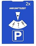 RAGHandel24 Parkscheibe 1 Stück StVO-konform mit Benzinrechner – Robuste Parkuhr aus Karton | Kompakt 15x11 cm | Umweltfreundlich & langlebig | Für Auto, Wohnmobil & LKW | Made in Germany
