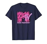 MTV Logo Pink Leopard Print T-Shirt