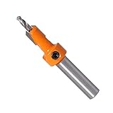 1PC 8mm Schaft Bohrer HSS Holzbearbeitung Senker Router Bit Set Schraube Extractor Remon Abriss for Holz Fräser(05)