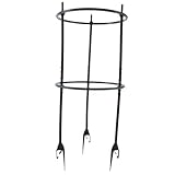 HOODANCOS Kunststoff Pflanzenständer Pflanzstütze mit Ringen für Kletterpflanzen Innen Außen Stabiles Rankgitter für Blumen Weinreben Gemüse und Topfpflanzen