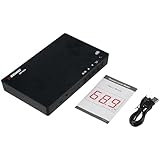Fudeshe SW525A Schallpegelmessgerät, großer Bildschirm, rote LCD-Anzeige, Wand, Dezibel-Messgerät, Wandmontage, Geräuschmessgerät, Umgebungsgeräuschmessgerät für Bibliothek/Hotel/Theater/Lobby