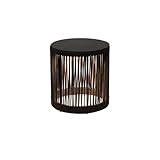 LUCIDE PINGI - wiederaufladbare Stehlampe Innen/Außen - Akku/Batterie - Ø 33,5 cm - LED 3 StepDim - 1x3W 3000K - IP44 - Schwarz