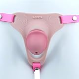 Peniskäfig aus Silikon Sex Spielzeug für die Männer Chastity Cage mit Gürtel und 4 Verschiedenen Größen zur Verkleidung der Penisgröße Weicher Keuschheitskäfig für Männer Penis Bondage (L,Pink)