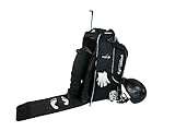 Driver13 ® Reitstiefeltasche Stiefeltasche Deluxe mit Helmfach für Reitstiefel Tasche schwarz