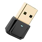 UTHCLO Drahtloser USB 5.0 Adapter Empfänger für Computer Laptop Desktop Kompatibel mit Headsets Lautsprecher Nano Größe und Einfache Verbindung