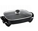 Shov Bratpfanne MG-3040 – Multifunktionale Elektropfanne - Pizzapfanne, Partypfanne Ø30x40cm