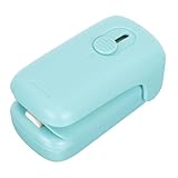 OSALADI Kleiner Vakuumierer Heißsiegelgerät Handlich Tragbarer Lebensmittelbeutelverschließer aus Kunststoff Kompakt für Snack und Gefrierbeutel in Blau