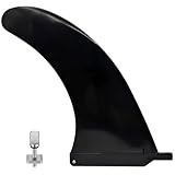 Anfyko 9 Zoll Universal Fit Longboard & SUP Single Finne – Center Fin für Surfboard Paddleboard (Glasfaserverstärktes Nylon, Werkzeuglos) – Anfänger bis Profi-Surfer (1 Stück)