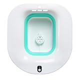 MAGICLULU Elektrisches Sitzbad Faltbar aus Hitzebeständigem Material mit Überlaufschutz Sitzbadewanne für Schwangere Senioren und Wochenbettpflege Wiederverwendbares Intim Waschbecken