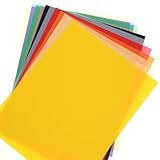 26 Blatt Transparentpapier Bunt, Pergamentpapier zum Bedrucken, Transparentpapier A4 Bastelpapier Buntpapier zum Basteln für Laternen DIY Kunst und Handwerk(13 Farben)