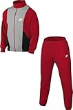 Nike Club Web-Tracksuit Für Herren, University Red/Black/Lt Smoke Grey/White, HJ1985-657, XL