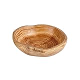 Generisch Rustikale Holzschale – Bauernhaus-Servier- und Aufbewahrungsschale für Snacks, Schlüssel, Schmuck und Heimdekoration
