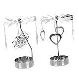 Cabilock 1 Satz Transfer Windmühle Kerzenständer Kerze Tafelaufsatz Laterne Hochzeit Tischdekoration Teelichtgläser Schmelzer Kerzenherstellungsset Gold Teelicht Kerzenhalter Lichter 2Stk