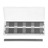 Gatuida 10 Stück Elektrohobelmessereinsätze zum Holzhobeln, 82 x 5,5 x 1,1 mm, Ersatzklingen aus Schnellarbeitsstahl, ideal für Bank- und Handhobel