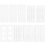 TIESOME 34 Stück High Heel-Kissen Anti-Rutsch, Anti Rutsch Pads Schuhe Schuhriemengriff Fersenpolster Silikon Fußstütze für Damen Sport Sneaker