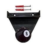 Bmdjdq Bedruckte Billardkreide, Billard-Kreide-Aufbewahrung, Pooltisch-Aufbewahrungsregal, platzsparende Wandhalterung, einfach zu installieren, 5 cm, für Billard