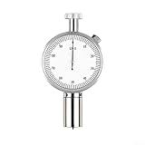 Shore-Härte-Messgerät für weiches Material, Messbereich 0 100 HA mit robustem Edelstahlkörper und groß für Moosgummi-Leder