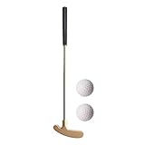 Mini-Golf-Putter | Kinder-Golfschläger | Junior-Putter mit Ball | leicht, langlebig, Rechts- und Linkshänder, Gummikopf, Stahlschaft, ideal für Indoor- und Outdoor-Minigolfübungen