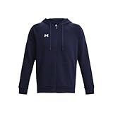 Under Armour Herren UA Rival Fleece FZ Hoodie, Fleece Zip Up Hoodie, weich gebürsteter Herren Pullover mit durchgehendem Reißverschluss