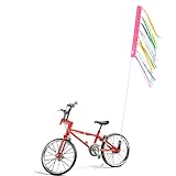 CHCAES Fahrrad Fahne Reflektierende Wimpel Stange Fahrrad Sicherheitswimpel Kinder Fahne Fahrrad Abnehmbar mit Befestigungswinkel Bunt für Outdoor Fahrrad Zubehör