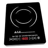 LALADEFIEE Elektrische Herdplatte Induktionskochplatte Watt Kochfeld Platten Induction Stove Induktionsplatte Einzeln Abdeckung Induktionskochfeld Induktionsfeld Abdeckung