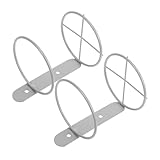 SOLUSTRE 2 Stück Wandmontiertes Weinregal Silber Hängendes Flaschenregal Stilvolles Design Dualfunktion Display und Aufbewahrung Schnelle Montage für Küche Bar Esszimmer