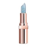 Glitzer Lippenstift Metallic Glänzend Glossy, Jelly Lipstick Seidig Velvet Langanhaltend Feuchtigkeitsspendende, Vegan Lipgloss Damen Mädchen Make-up (A, 12X2X2CM)