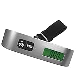 Newaner Gepäckwaage Digitale Kofferwaage Tragbare Hängewaage für Koffer max,50kg / 110 lb,Hintergrundbeleuchtetes LCD-Display,Geeignet zum Wiegen von Gepäck, Küchenutensilien, Angeln.