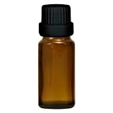 10x Apothekenfläschchen 10ml aus Braunglas mit schwarzem Premium Schraubverschluss mit PE Dichteinlage und Originalitätsring