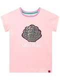 Harry Bear Mädchen Shell Yeah T-Shirt Reversibel Paillette Rosa 110