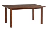 LeafDesign Esstisch, Holzklapptisch mit Einsatz, Stilvoller Tisch, Klassischer, Familientisch, Für 4-6 Personen, Made in EU, Modena 2' (160/200x92x76)