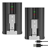 Video Türklingel Akku für Ring, 2025 Neue Upgrade Lithium-Ion Wiederaufladbare Ersatz Akku mit Ring Video Doorbell 2/3/3plus/ 4/ Stick Up Cam(2/3Gen)/ Spotlight Cam Kamera, 3.65V 6040mAh (1 Stück)