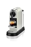 Nespresso EN167.W Citiz Kaffeekapselmaschine, Hochdruckpumpe und ideale Wärmeregelung ohne Aeroccino (Milchaufschäumer), Energiesparfunktion, 1260W, Creme-Weiß, 37.4 x 11.9 x 25.5 cm
