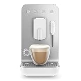 Smeg BCC02WHMEU Kompakte Kaffeevollautomat mit Dampffunktion Weiss