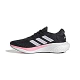 adidas Damen Supernova 2.0 Sneakers, Core Black/Silver Dawn/Beam Pink, 44 2/3 EU