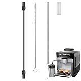 Ersatzschlauch für Kaffeemaschinen, aus Metall und weichem Silikon, Aufschäumer-Zubehör, Ersatzteile für Zuhause, Restaurant, Küchengerät, Wartung, tägliche Wartung