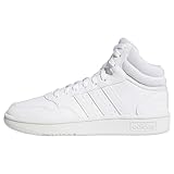 adidas Damen Hoops 3.0 Mid Sneaker, Cloud White Dash Grey, 40 EU