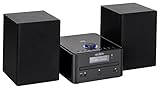 REFLEXION HIF79DAB Stereo Micro HiFi System Kompaktanlage (DAB+, UKW Radio, Bluetooth, USB Anschluss, AUX, 2x40 W) mit Fernbedienung